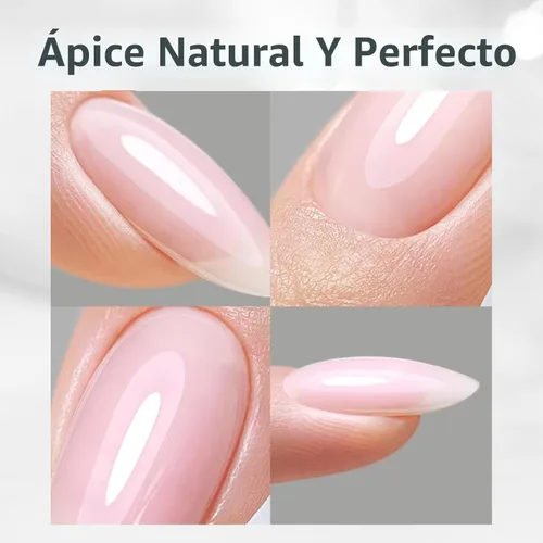 Vista 8 de BORN PRETTY Gel Constructor para Uñas, Gel de Construcción de Uñas de 8 en 1 Transparente para la Cúspide de la Uña y Fortalecedor de Extensión