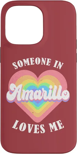 Vista 21 de Someone in Amarillo Loves Me City Heart Case for iPhone 17