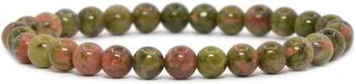 Vista 21 de Justinstones Gem - Pulsera elástica de cuentas redondas de 6 mm de piedras semipreciosas, unisex, 16.5 cm Ojo de tigre azul dorado AA