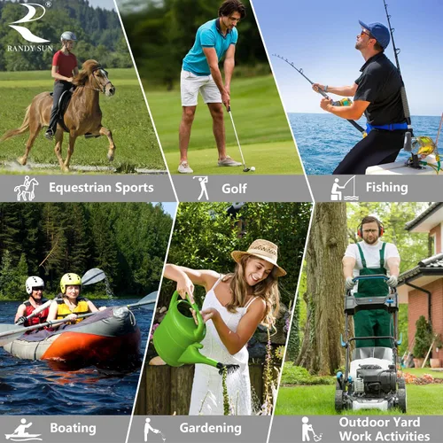 Vista 5 de RANDY SUN Calcetines impermeables, unisex, para ciclismo, caza, pesca, correr, 1 y 2 pares