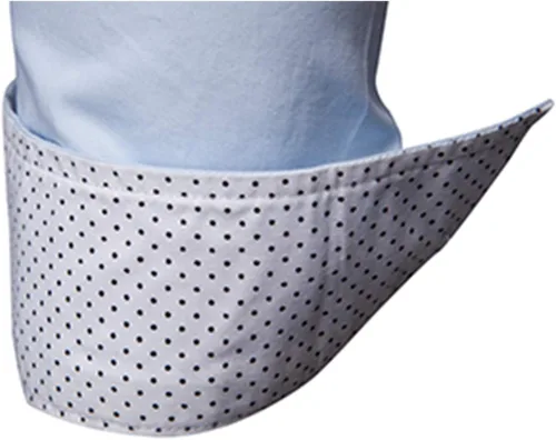 Vista 3 de Camisas de vestir de manga larga con botones sólidos para hombre