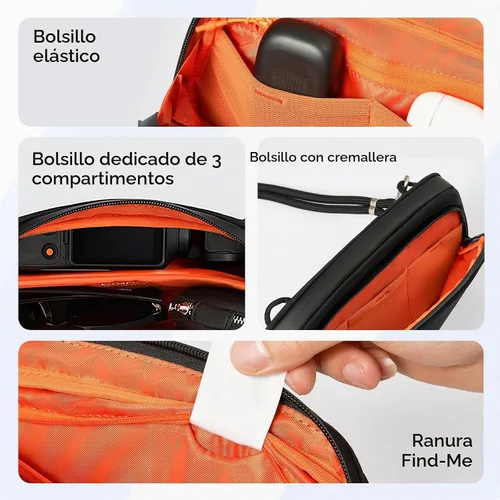 Vista 4 de ULANZI YY08 Bolsa de transporte para DJI Osmo Pocket 3 Pocket 4 Splash proof