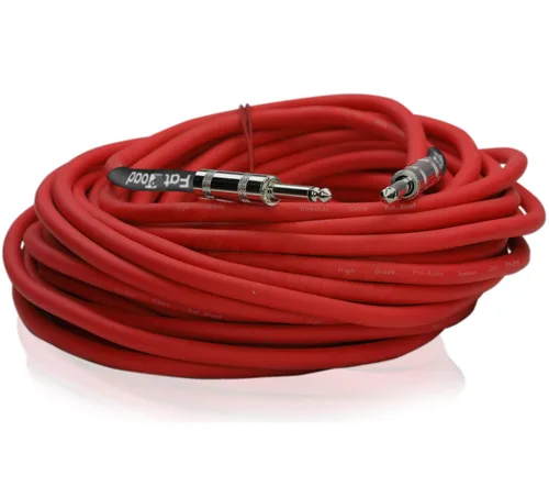 Vista 4 de Fat Toad Cable de altavoz macho de 50 pies y 1/4 pulgadas (serie Flexpro) – Cable DJ de audio de 12 AWG para equipo PA, AMP, grabación de estudio