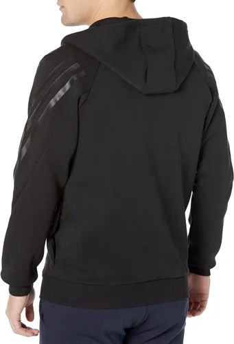 Vista 3 de adidas Sudadera con capucha Future Icon de 3 rayas con cremallera completa para hombre