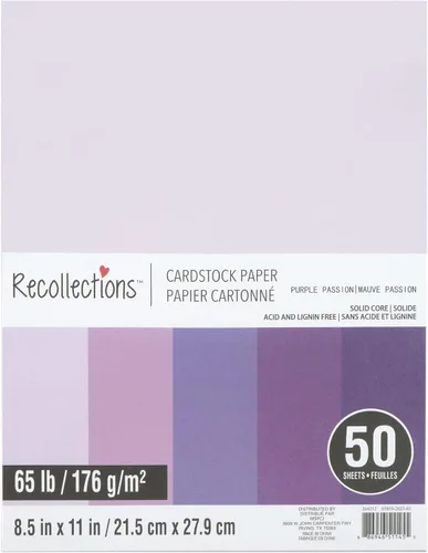 Vista 22 de Recollections 600 hojas de papel de cartulina de 8.5 x 11 pulgadas, sin ácido ni lignina, para álbumes de recortes, artes y manualidades, paquete a