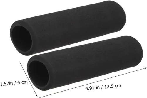 Vista 2 de Toddmomy 2 pares de empuñaduras absorbentes de agua y sudor para bicicleta, motocicleta, accesorios de bicicleta, protector de remo de canoa, fundas