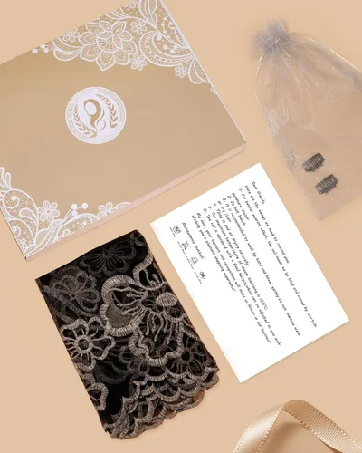Vista 6 de Bozidol Cubierta triangular para cabeza de iglesia - Velo bordado Madonna Camellia Capilla Veil para mujer