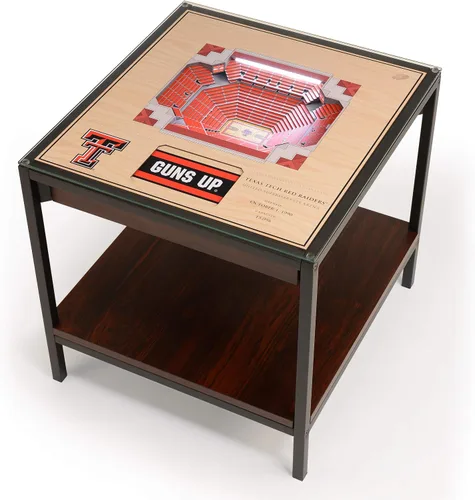 Vista 11 de YouTheFan NCAA - Mesa auxiliar iluminada StadiumView de 25 capas