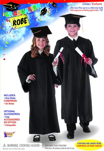 Vista 4 de Forum Novelties Bata de graduación para niños