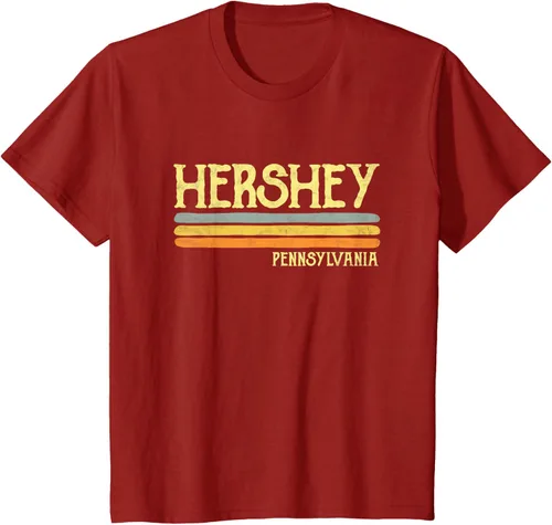 Vista 65 de Camiseta vintage de regalo de recuerdo de Hershey Pennsylvania PA, Negro, S