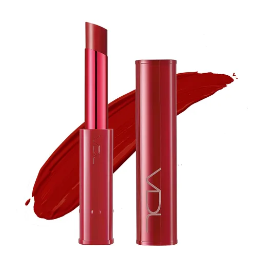 Vista 7 de VDL Lip Stain Comfort Slip Lipstick 13, Cafe Romano, lápiz labial ligero, mate y suave para una comodidad sin esfuerzo. Color de labios vibrante