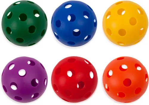 Vista 9 de Champion Sports 12" Hollow Plastic Softball Set - Practice Softballs - Regulation Size Balls - Fun for All Ages