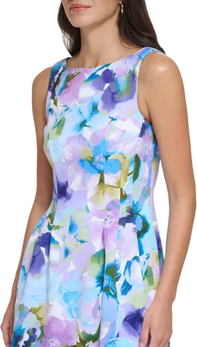 Vista 4 de Jessica Howard Vestido casual con estampado pequeño para mujer