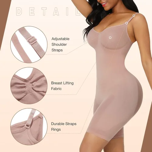 Vista 3 de Lover-Beauty Super Comfy Shapewear Seamless Bodysuit Full Body Shaper Women Tummy Control
