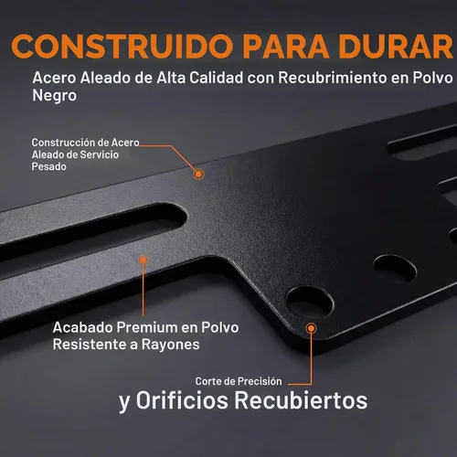 Vista 9 de Soporte para placa de matrícula de motocicleta de aleación