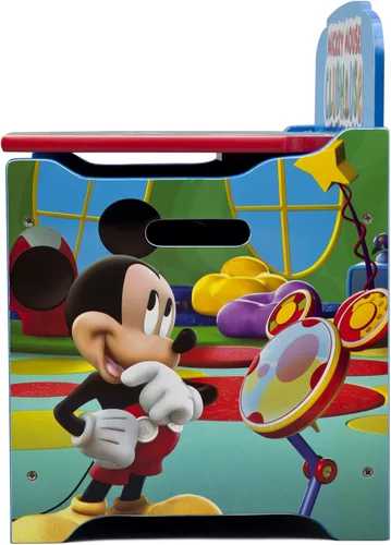 Vista 5 de Delta Children Caja de juguetes de lujo, Mickey Mouse de Disney Disney Mickey Mouse