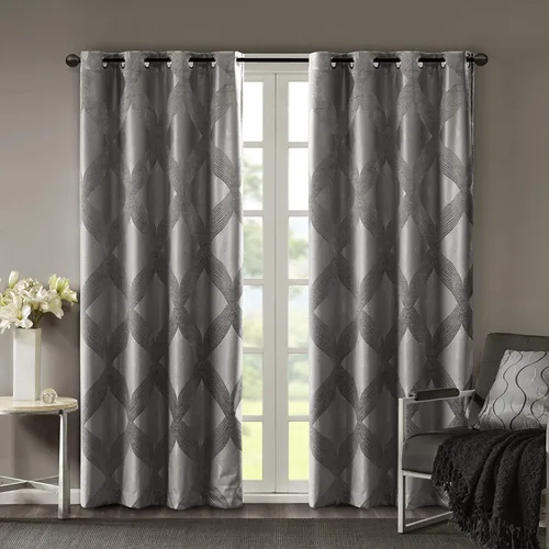 Vista 14 de Sun Smart Bentley - Cortinas opacas para ventana, 1 panel, 50 x 84 pulgadas, color carbón
