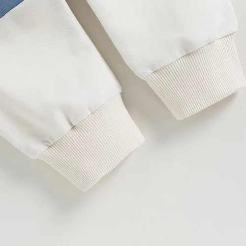 Vista 7 de YINGISFITM Conjunto de sudadera de manga larga con capucha y botones a cuadros para niños pequeños, ropa de invierno a la moda
