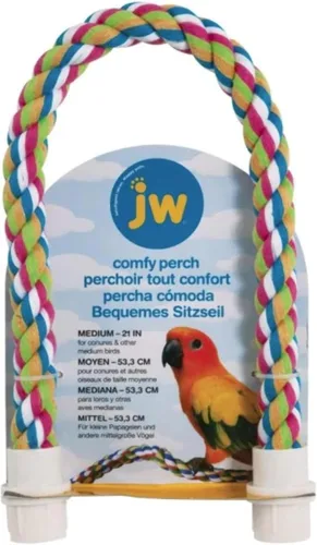 Vista 12 de Percha para pájaros de Booda, 21", Multicolor