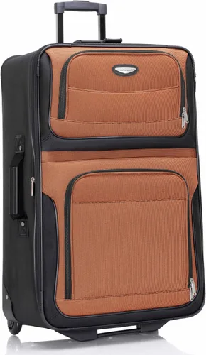 Vista 68 de Travel Select Amsterdam - Equipaje vertical y expansible con ruedas, marino