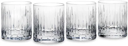 Vista 5 de Reed & Barton Soho Crystal - Juego de 4 vasos helados para bebidas, 5.90 libras, transparente