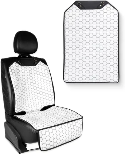 Vista 20 de Owleys Protector de Asiento de Coche de Cuero Premium para Asiento de Coche Infantil, Cubierta de Asiento de Coche contra Rasguños y Suciedad Negro