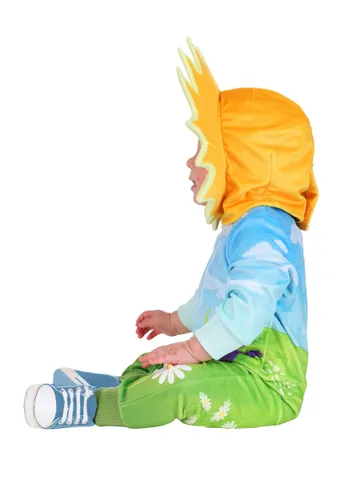 Vista 4 de Disfraz Infantil de Bebé Sol Teletubbies Multicolor