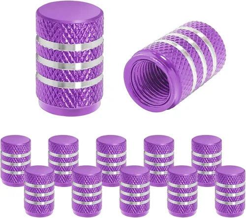 Vista 16 de 12 PCS tapones para válvulas de neumáticos de automóvil, tapas herméticas, universales para automóviles, bicicletas, motocicletas, SUV, accesorios