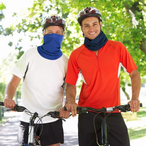 Vista 5 de Geyoga 6 piezas de protección UV para el verano, polaina de cuello refrescante, ropa para la cara, polaina para cuello, bufanda, protector solar