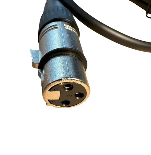 Vista 7 de DIYTECH Cable XLR premium de extremo abierto, conector de 3 pines, cable de micrófono, incluye tubos termorretráctiles para grabación de audio