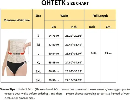 Vista 7 de Waist Trainer Corset cincher for Women Body Shaper Tummy Control Sports Workout with Adjustable Hooks
