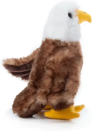 Vista 3 de The Petting Zoo - Peluche de águila calva, juguete de peluche, regalos para niños, colección Wild Onez Babiez Animales del Zoológico, juguete