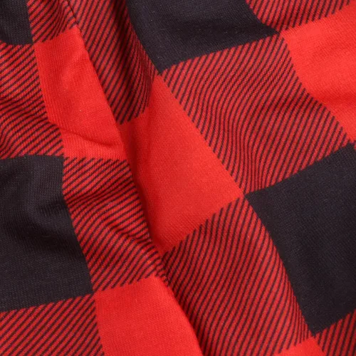 Vista 6 de Pijamas de Navidad para la familia, conjunto a juego de camisetas de manga larga y pantalones, camisones navideños con Feliz Navidad
