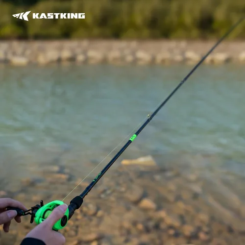 Vista 2 de KastKing Zephyr Dual Tip Fishing Rod, Lightweight KastFlex IM6 Graphite Spinning & Casting Rod with Zirconium Oxide Ring Guides, Hook Keeper, EVA