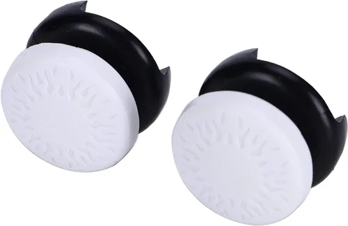 Vista 8 de ASHATA 2Pcs Thumbstick Extender for, 3D Texture Thumb Grip Stick Joystick Thumbstick for PlayStation 5 Controller (White)
