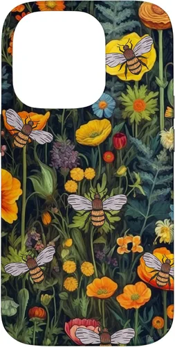 Vista 17 de Bees and Wildflowers Funda para iPhone 17