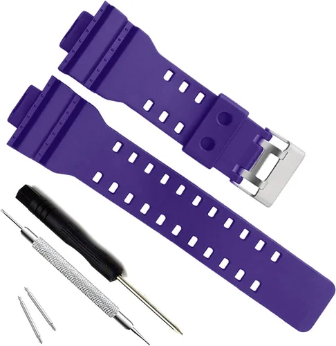 Vista 40 de My Time OliBoPo - Correa de repuesto de resina natural para reloj Casio G-Shock GD120/GA-100/GA-110/GA-100C