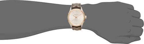 Vista 5 de Hamilton H42525551 Jazzmaster Reloj suizo automático marrón para hombre, plateado