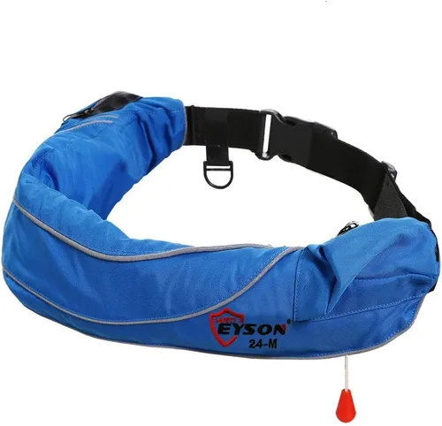 Vista 11 de Eyson - Cinturón inflable tipo chaleco salvavidas - Manual. 600 negro