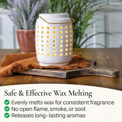 Vista 2 de Candle Warmers Calentador de iluminación de toldo Chelsea Lantern: úsalo con cualquier cera derretida