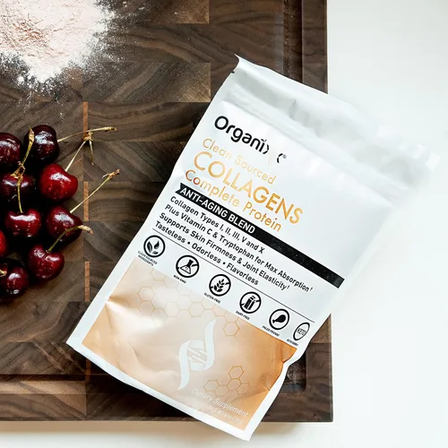 Vista 9 de Organixx Colágenos de origen limpio (20 porciones) y paquete Multi-Vita-Maxx (90 cápsulas), proteína con vitamina C y zinc más multivitamínico