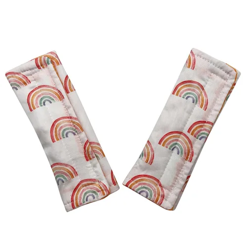 Vista 10 de Funda para el cuello del asiento de automóvil para bebé, Almohadilla de correa de bebé, Funda de correa de asiento de automóvil, Funda para cinturón