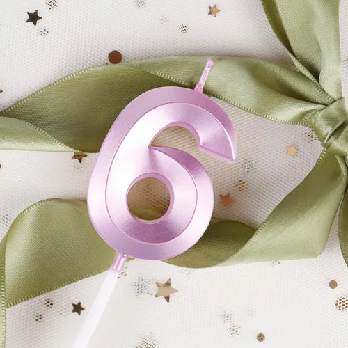 Vista 2 de BEAN LIEVE Velas numéricas de cumpleaños – Velas numéricas para pastel de cumpleaños número 0 1 2 3 4 5 6 7 8 9 utilizado para decoración de Oro rosa