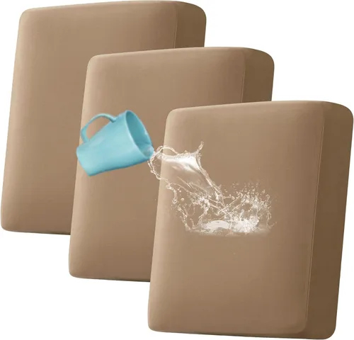 Vista 16 de H.VERSAILTEX Fundas elásticas para sillones, fundas de cojín de sofá, fundas elásticas 100% impermeables, con tela gruesa de doble forro polar