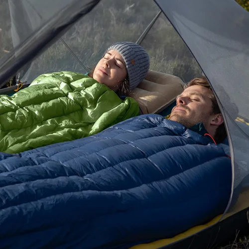 Vista 8 de Naturehike Ultralight Backpacking RDS Down Sleeping Bag for Adults, 650 Fill Power Sleeping Bag for 42/52℉, 20oz Compact Lightweight Sleeping Bags