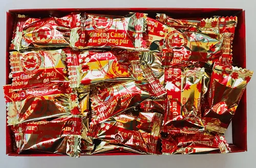 Vista 2 de Caramelos de ginseng de Canadá - 2 cajas de 6 onzas