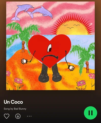 Vista 6 de Pulsera personalizada con código Spotify Song Un Coco de Singer Bad Bunny con grabado personalizado puede escanear música cuerda de código de música