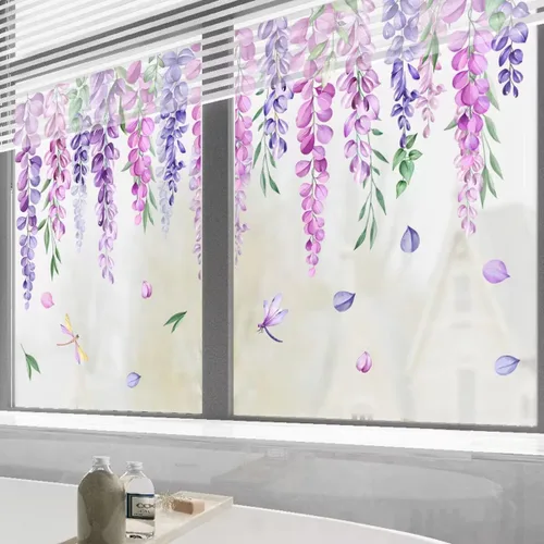 Vista 4 de Pegatinas estáticas de doble cara anticolisión para ventana de hogar, oficina, aula, puerta de cristal, decoración de ventanas