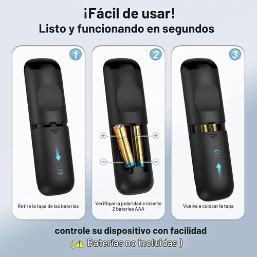 Vista 5 de Mando a distancia de repuesto para Roku Box/Express/Premiere-NO para Stick