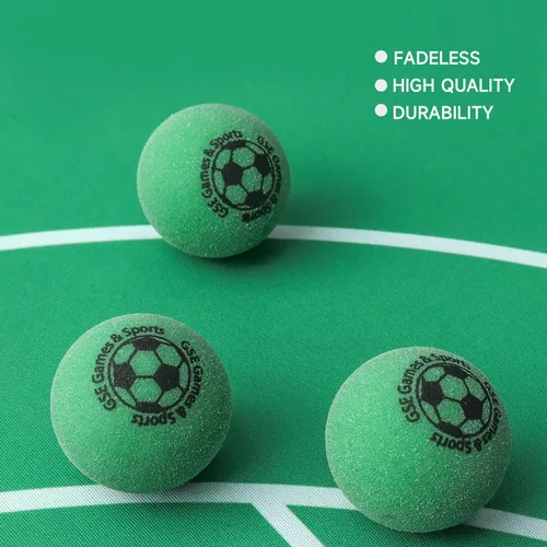 Vista 4 de GSE Games & Sports Expert Tamaño reglamentario 1.365 pulgadas de repuesto de futbolín, pelotas de fútbol oficiales de mesa de torneo, accesorios